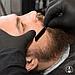 Опасная бритва для мужчин со сменными лезвиями набор в чехле Шаветт шаветка Опаска для бритья бороды, фото 10