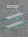 Полочки на стену в комнату белые Полка для книг кухни навесная настенная навесная деревянная подвесная, фото 5