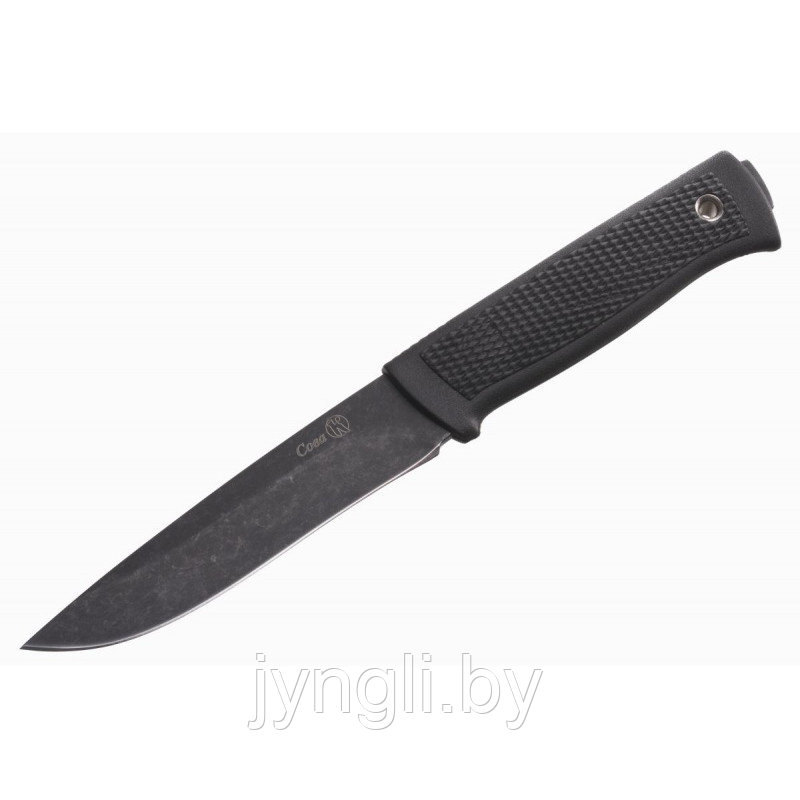 Нож разделочный Кизляр Сова, черный - фото 1 - id-p210322545