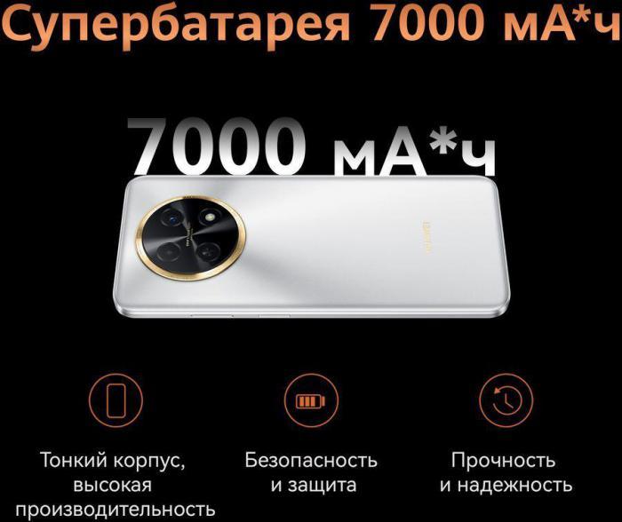 Смартфон Huawei nova Y91 8/128Gb, STG-LX1, лунное серебро - фото 3 - id-p209744854