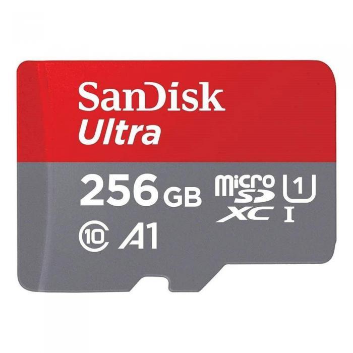 256Gb - SanDisk Ultra Micro Secure Digital XC A1 C10 U1 UHS-I SDSQUAC-256G-GN6MN (Оригинальная!) - фото 1 - id-p210229683