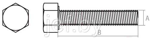 Болт М8х55 мм шестигранный цинк (20 кг) STARFIX SM-15508-20 - фото 3 - id-p195486115