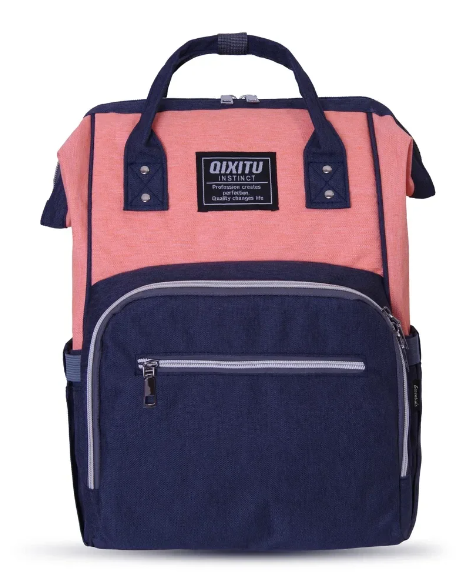 Сумка - рюкзак для мамы с термо-карманами для бутылочек Qixitu - фото 6 - id-p210324026