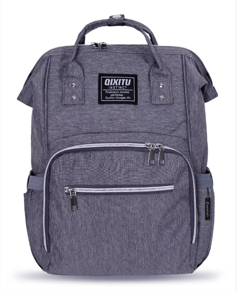 Сумка - рюкзак для мамы с термо-карманами для бутылочек Qixitu - фото 7 - id-p210324026