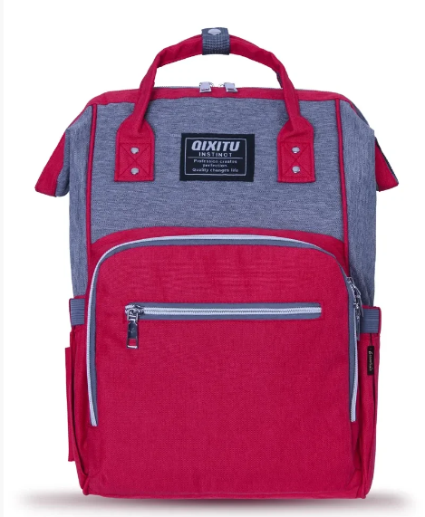 Сумка - рюкзак для мамы с термо-карманами для бутылочек Qixitu - фото 8 - id-p210324026