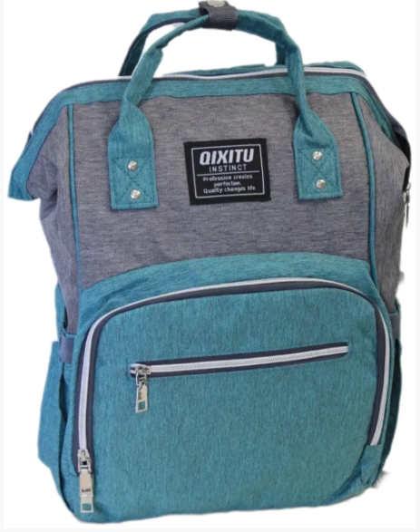 Сумка - рюкзак для мамы с термо-карманами для бутылочек Qixitu - фото 9 - id-p210324026