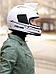 Шлем для мотоцикла женский мужской мотошлем мото защитный интеграл взрослый мотоциклетный белый 58-60, фото 8