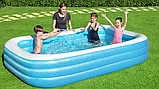 Бассейн надувной INTEX детский прямоугольный 305х183х56 см, фото 3