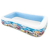 Бассейн надувной INTEX "Тропический риф" детский 305х183х56 см, фото 2