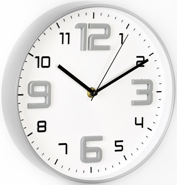 Модные бесшумные настенные часы с большими цифрами - фото 2 - id-p210333838