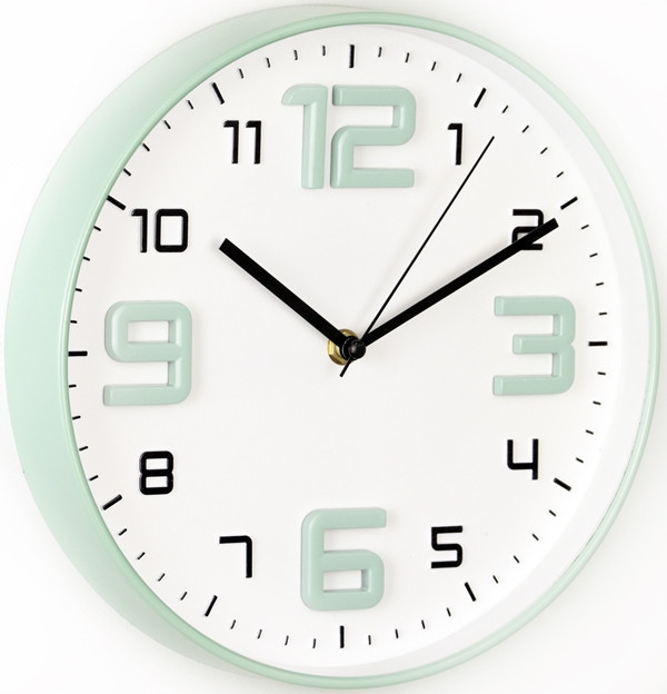 Модные бесшумные настенные часы с большими цифрами - фото 3 - id-p210333838