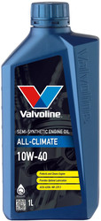 Масло моторное полусинтетическое 872774 Valvoline All-Climate 10W-40, 1L - фото 1 - id-p210333793