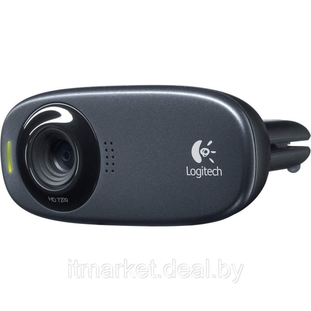 Веб-камера Logitech HD Webcam C310 (960-001065) Black (1280x720, Mic, USB 2.0) - фото 1 - id-p210332525