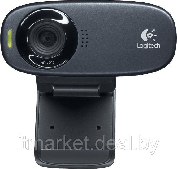 Веб-камера Logitech HD Webcam C310 (960-001065) Black (1280x720, Mic, USB 2.0) - фото 2 - id-p210332525