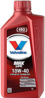 Масло моторное полусинтетическое 872295 Valvoline MaxLife 10W-40, 1L