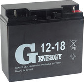 Аккумулятор 12V 18Ah G-energy