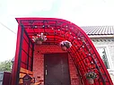 Навес из металла, с ковкой, зеленый, фото 3