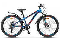 Велосипед 24 Stels Navigator 440 MD V010 (рама 11) (ALU рама) Синий, LU088236