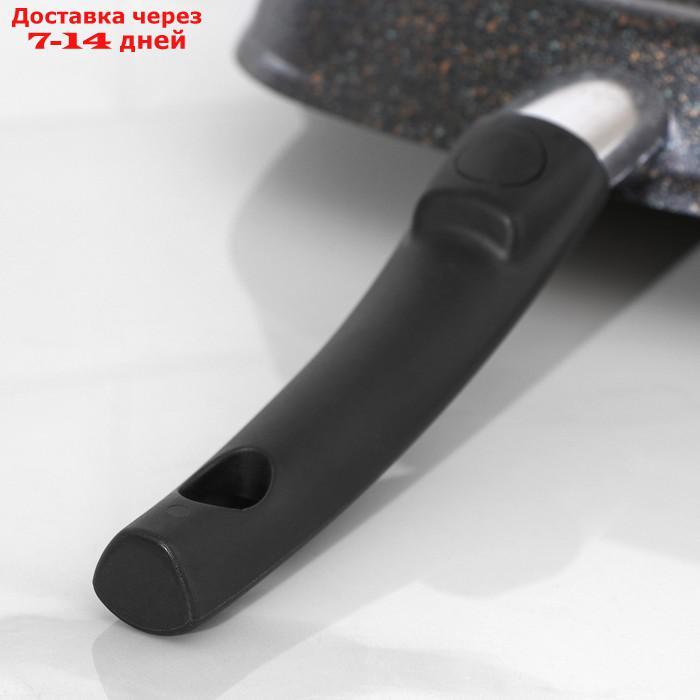 Сковорода-гриль квадратная Granit ultra, 28×28 см, съёмная ручка, стеклянная крышка - фото 7 - id-p210325805