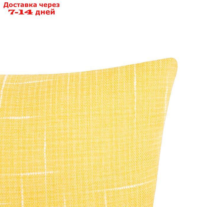 Чехол на подушку Этель "Классика", цв.жёлтый, 43*43 см, 100% п/э - фото 2 - id-p210326910