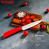 Нож керамический "Симпл", лезвие 12,5 см, ручка soft touch, цвет красный, фото 7