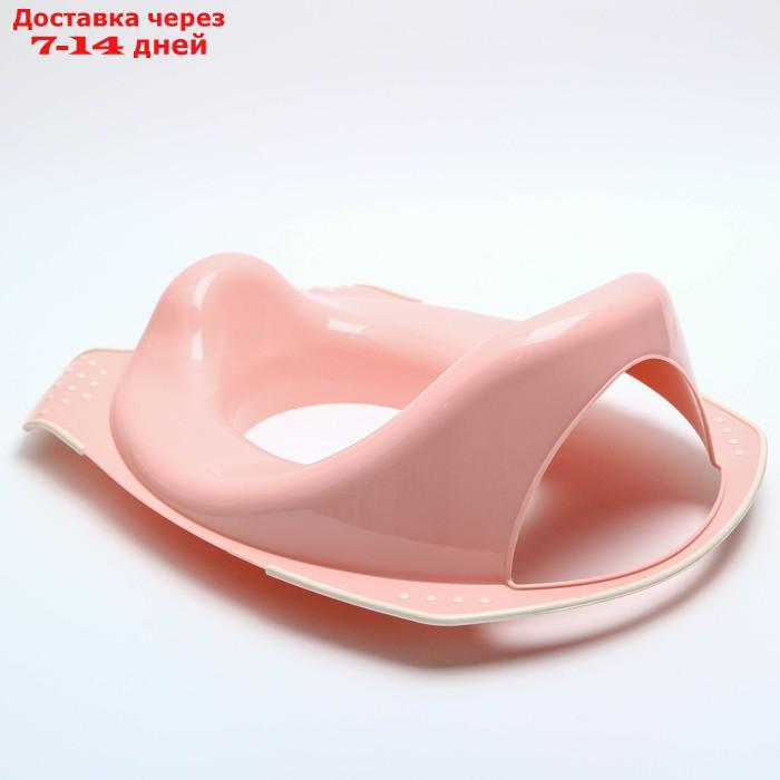 Сиденье детское на унитаз "Мишка" антискользящая, цвет розовый - фото 9 - id-p210324592