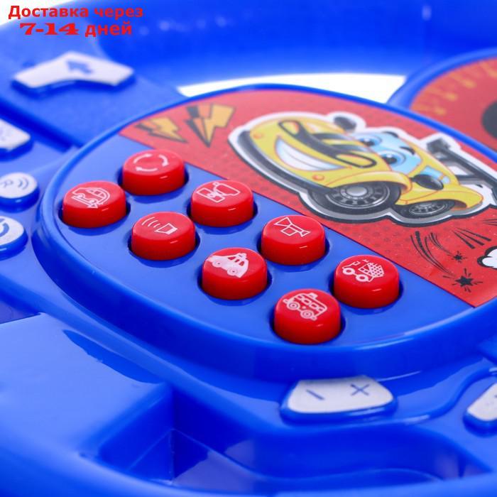 Музыкальная игрушка "Суперруль", звуковые эффекты, работает от батареек, цвет синий - фото 3 - id-p210324655