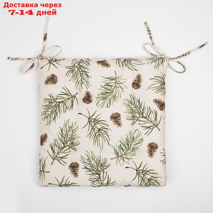 Сидушка на стул "Этель" Christmas tree 42х42см, 100% хл, саржа 190 г/м2 - фото 2 - id-p210327094