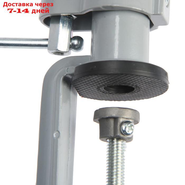 Мини-тиски алюминиевые TUNDRA, винтовой зажим, поворотный шарнир, 75 мм - фото 5 - id-p210327126