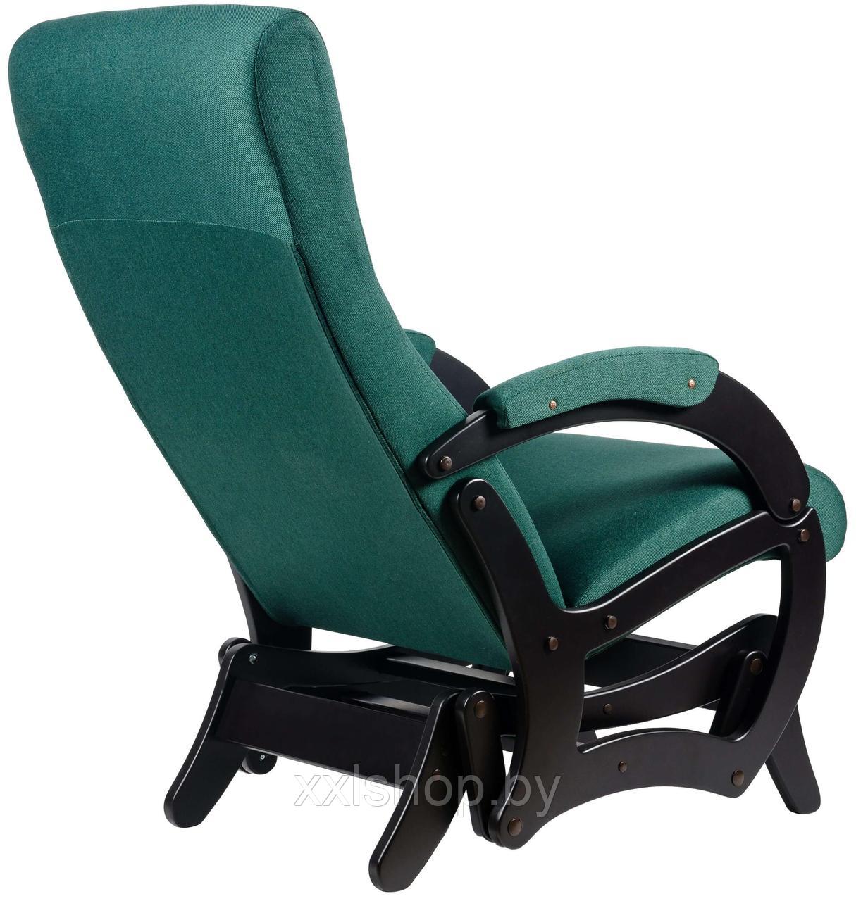 Кресло-качалка Бастион-5 Bahama emerald (ноги венге) - фото 2 - id-p210345023