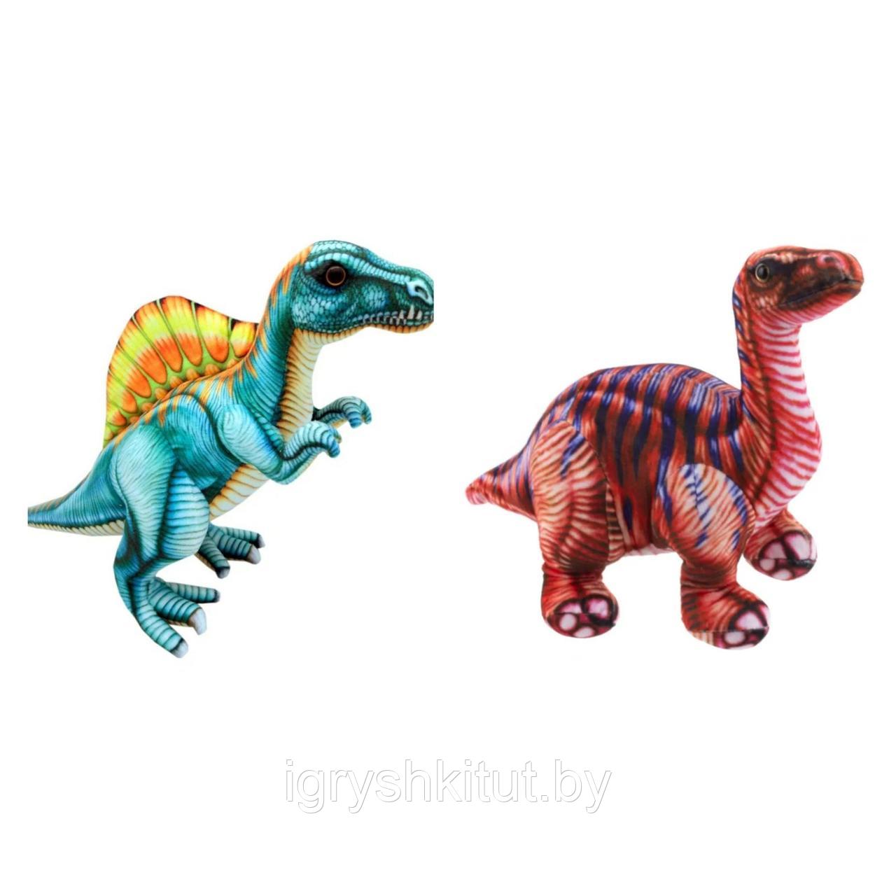 Мягкая игрушка Динозавр, разные цвета, 25 см - фото 1 - id-p210345936