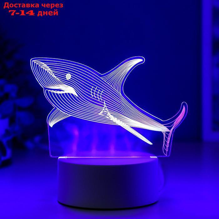 Светильник "Акула" LED RGB от сети 9,5х15х14 см - фото 4 - id-p210325340