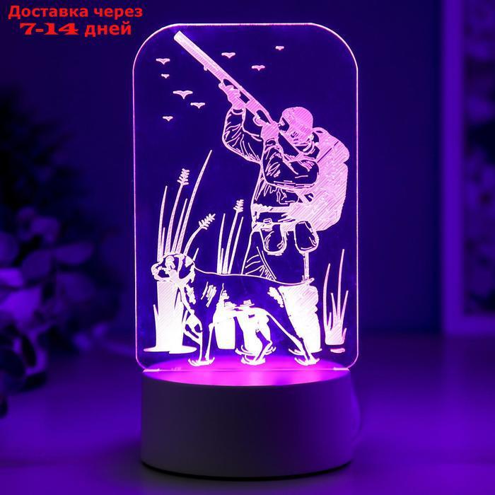 Светильник "Охотник" LED RGB от сети 9,5х10х19,5 см - фото 5 - id-p210325341