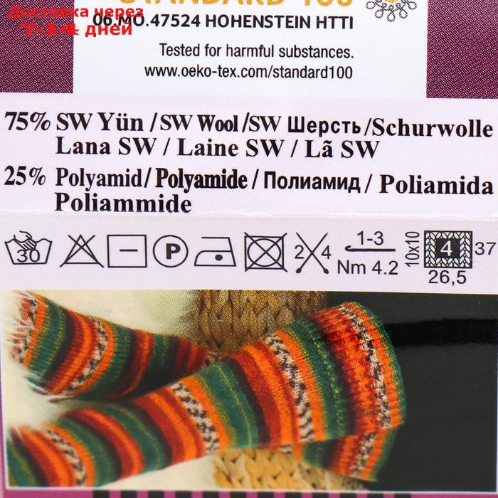 Пряжа "Superwash comfort socks" 75% шерсть, 25% полиамид 420м/100гр (4412) - фото 4 - id-p210327353