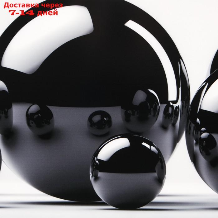 Кухонный фартук "Черные шары" (фотопечать) 3000х600 мм - фото 2 - id-p210327425