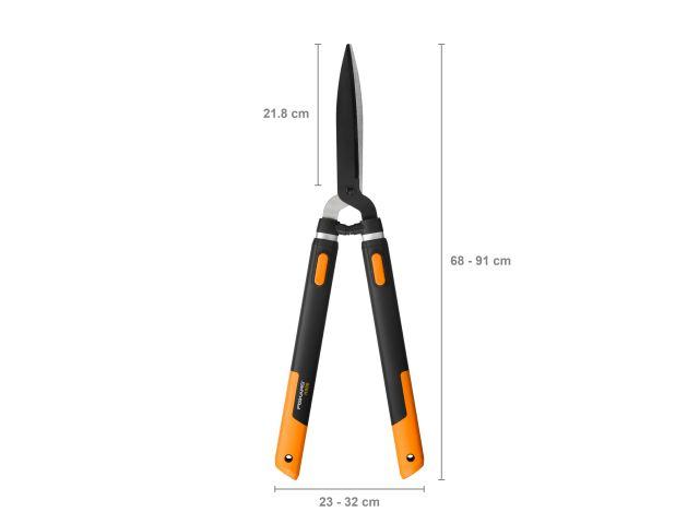 Ножницы для живой изгороди телескопические FISKARS SmatrFit (114800) - фото 1 - id-p209910187