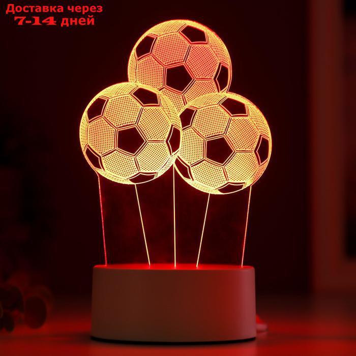 Светильник "Три мяча" от сети 9,5x11,5x20 см - фото 3 - id-p210326645