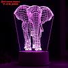 Светильник "Слон" LED RGB от сети 9,5х12,5х19см, фото 5
