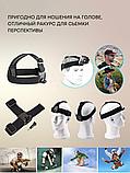 Набор аксессуаров для Go Pro Hero в кейсе (50 предметов) штативы, стабилизаторы, крепления, фото 4