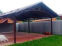 Двускатный навес, фото 2