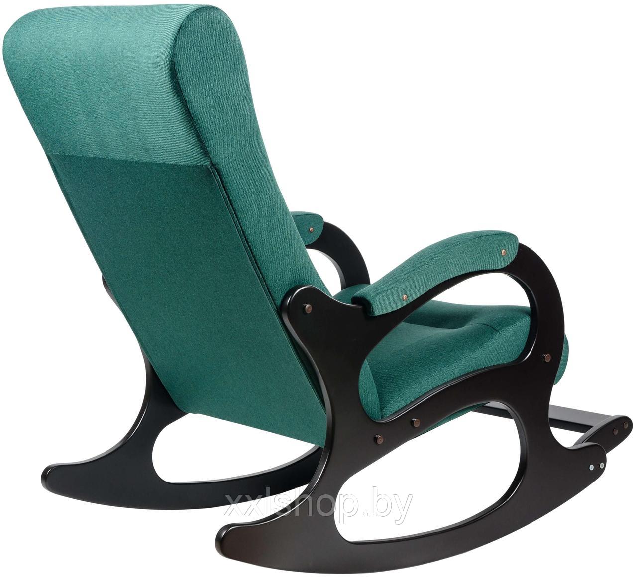 Кресло-качалка Бастион-2 Bahama emerald (ноги венге) - фото 4 - id-p210359550