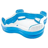 Бассейн надувной INTEX детский квадратный 229х229х66 см, фото 2