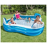 Бассейн надувной INTEX детский квадратный 229х229х66 см, фото 4