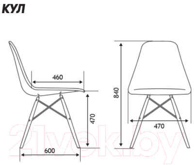 Стул Norden Cool CX0809M - фото 7 - id-p210364554