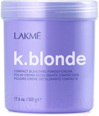 Порошок для осветления волос Lakme K.Blonde Compact Bleaching Powder Cream - фото 1 - id-p210424939