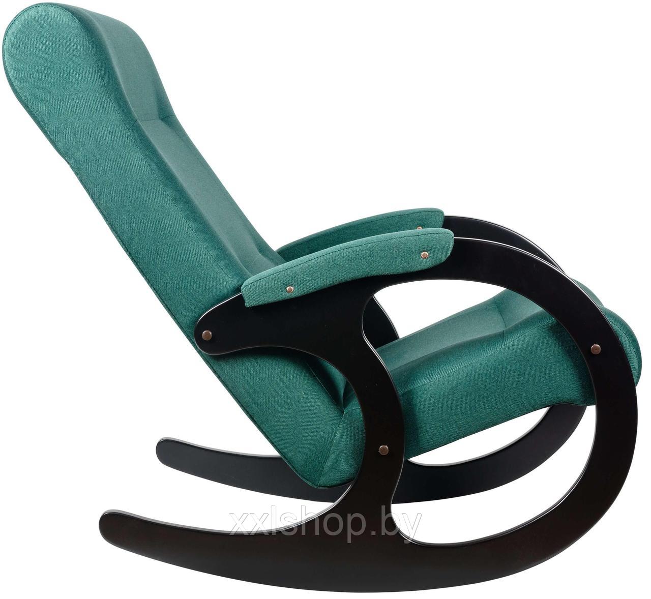 Кресло-качалка Бастион-3 Bahama emerald (ноги венге) - фото 3 - id-p210430929