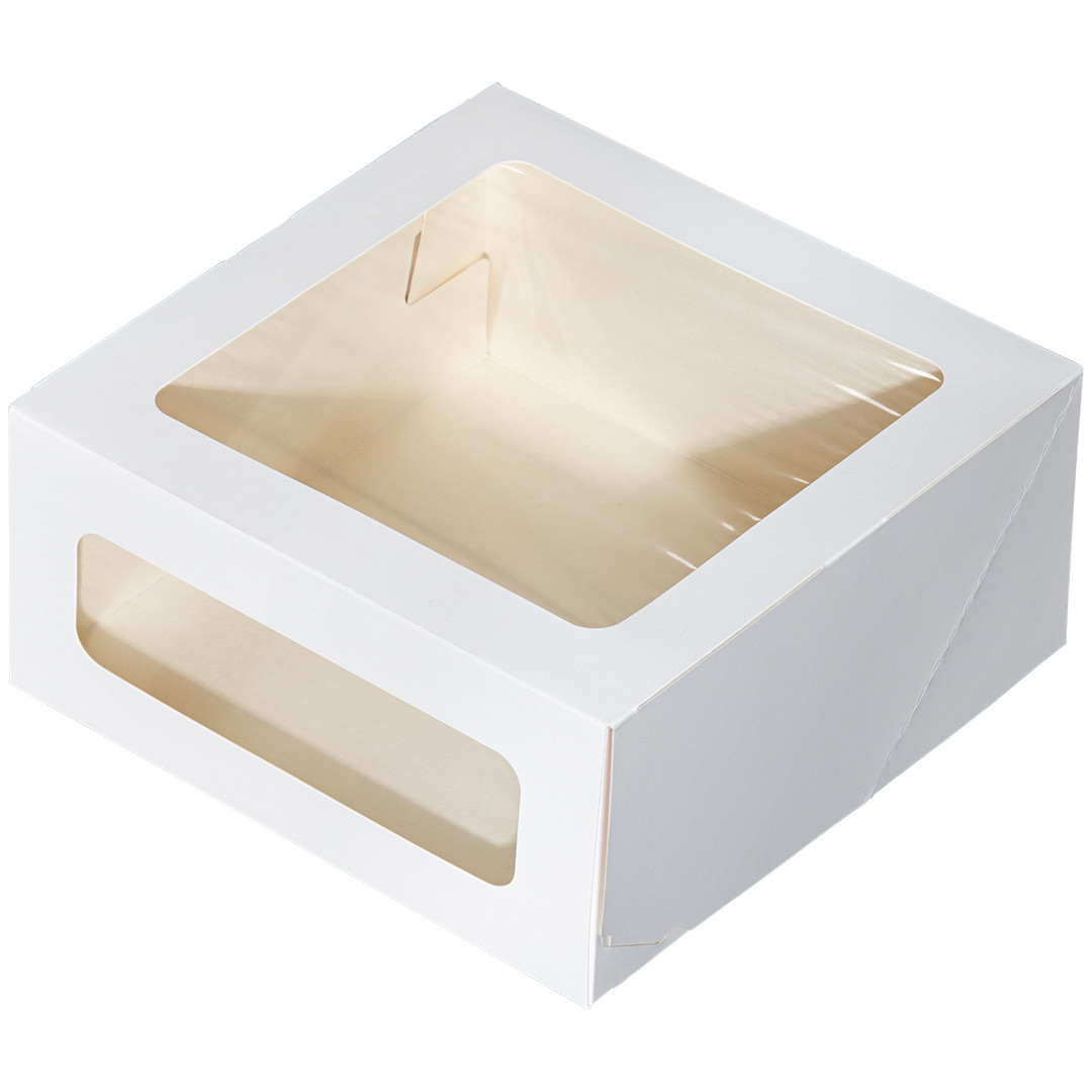 Коробка для торта, пирога, 220х220х h100 мм - фото 3 - id-p176634100