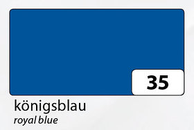 FOLIA Цветная бумага, 130 г/м2, 50х70 см, королевский голубой