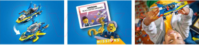 Конструктор Lego City Детективные миссии водной полиции 60355 - фото 2 - id-p210397875