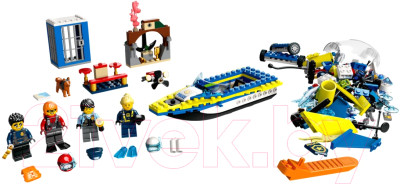 Конструктор Lego City Детективные миссии водной полиции 60355 - фото 4 - id-p210397875